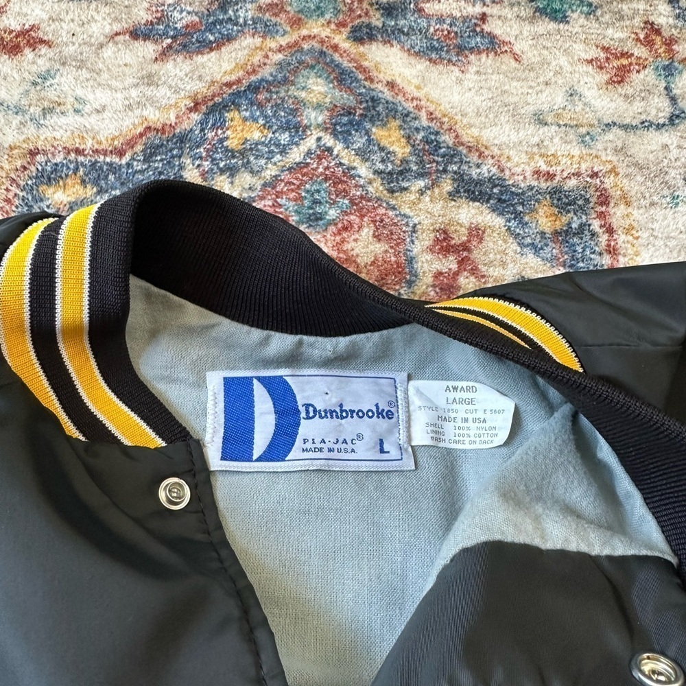 Vintage 1980s White’s Authorized Dealer Satin Jacket Large - Picture 3 of 4